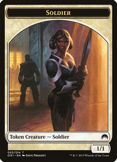 Soldier Token Magic Origins Magic card