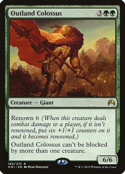 Outland Colossus Magic Origins Magic card