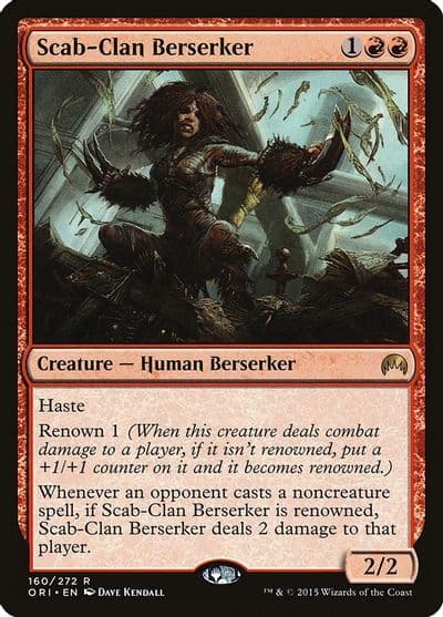 Scab Clan Berserker Magic Origins Magic card