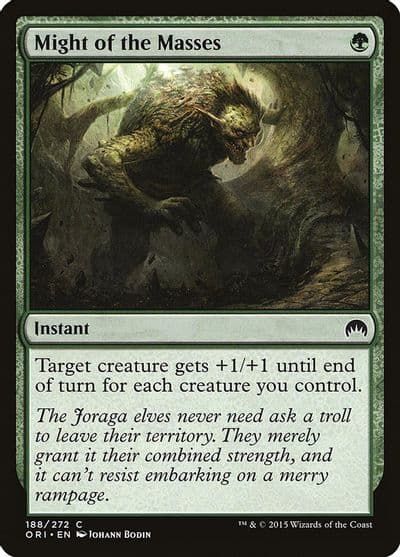 Might of the Masses Magic Origins Magic card