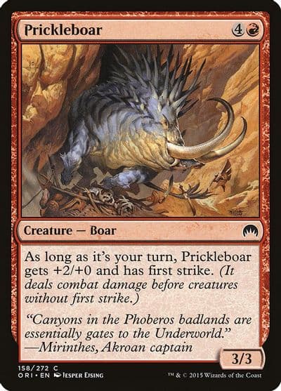 Prickleboar Magic Origins Magic card