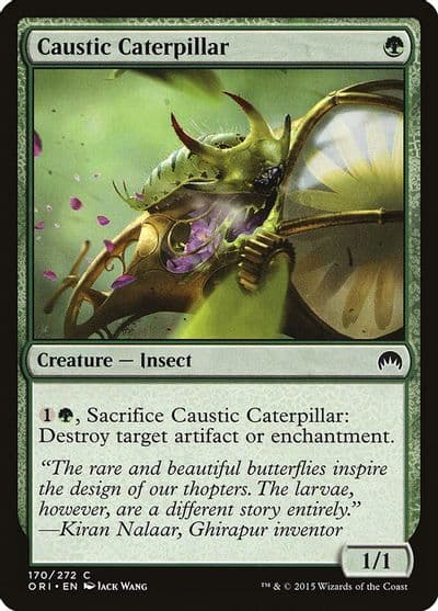 Caustic Caterpillar Magic Origins Magic card
