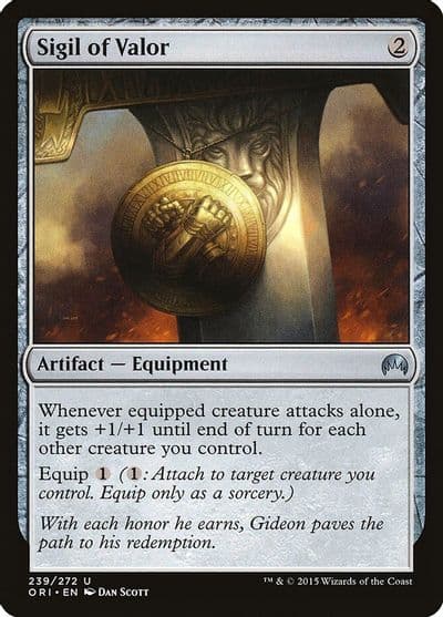 Sigil of Valor Magic Origins Magic card