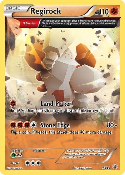 Regirock - XY49 XY Promos Pokemon card