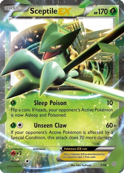 Sceptile EX XY - Ancient Origins Pokemon card