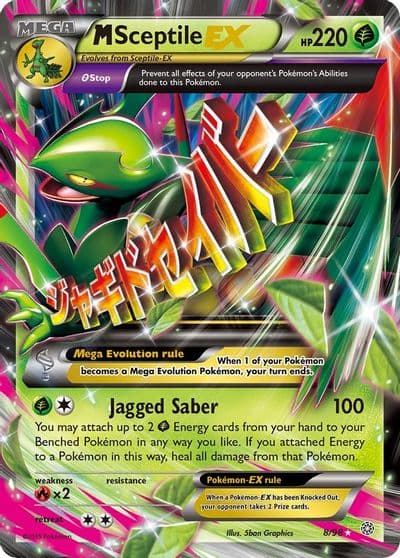 M Sceptile EX XY - Ancient Origins Pokemon card