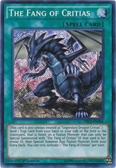 The Fang of Critias Dragons of Legend 2 Yu-Gi-Oh! card