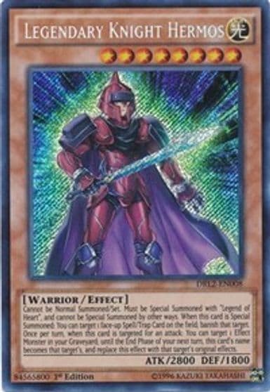Legendary Knight Hermos Dragons of Legend 2 Yu-Gi-Oh! card