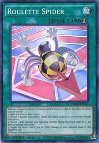 Roulette Spider Dragons of Legend 2 Yu-Gi-Oh! card
