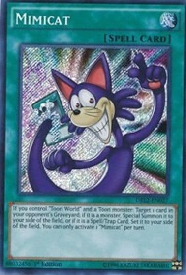 Mimicat Dragons of Legend 2 Yu-Gi-Oh! card