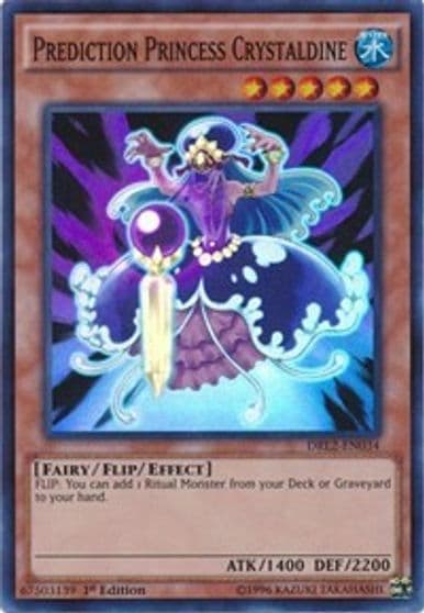 Prediction Princess Crystaldine Dragons of Legend 2 Yu-Gi-Oh! card