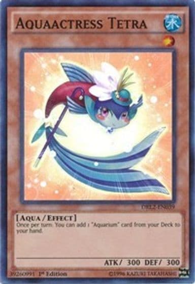 Aquaactress Tetra Dragons of Legend 2 Yu-Gi-Oh! card