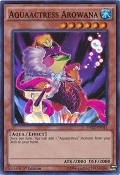 Aquaactress Arowana Dragons of Legend 2 Yu-Gi-Oh! card