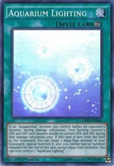 Aquarium Lighting Dragons of Legend 2 Yu-Gi-Oh! card