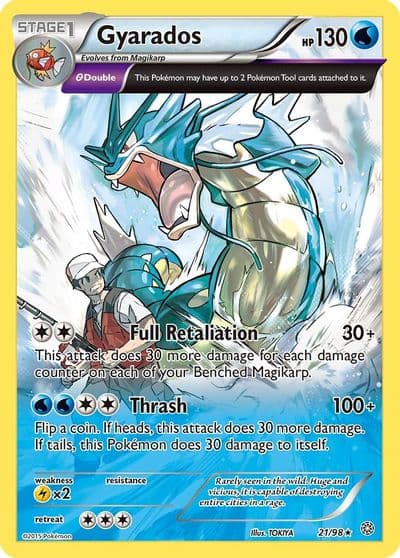 Gyarados (21) XY - Ancient Origins Pokemon card
