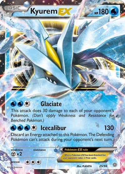 Kyurem EX XY - Ancient Origins Pokemon card