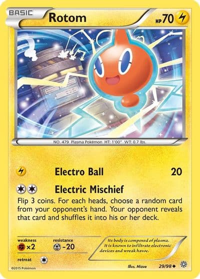 Rotom XY - Ancient Origins Pokemon card