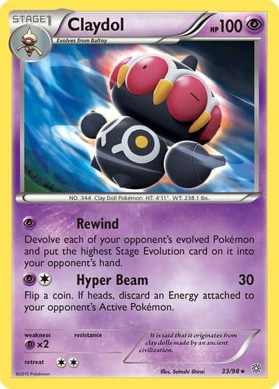 Claydol XY - Ancient Origins Pokemon card