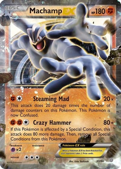 Machamp EX XY - Ancient Origins Pokemon card