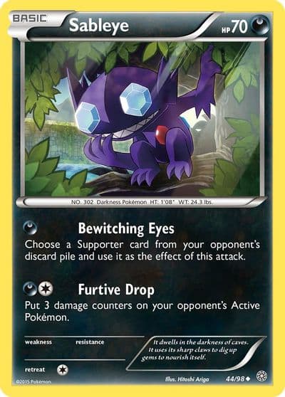 Sableye XY - Ancient Origins Pokemon card