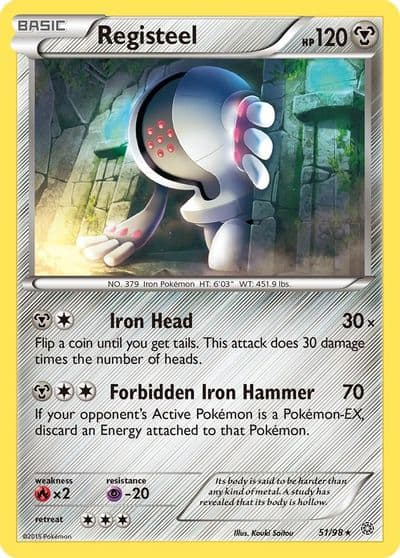 Registeel XY - Ancient Origins Pokemon card