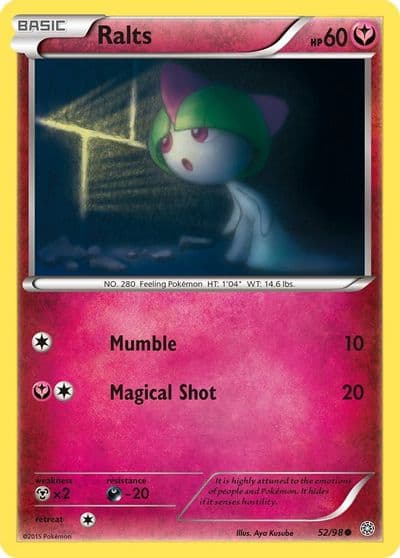 Ralts XY - Ancient Origins Pokemon card
