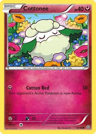 Cottonee XY - Ancient Origins Pokemon card