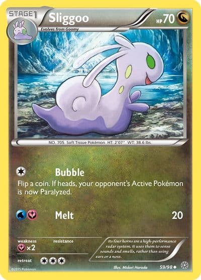 Sliggoo XY - Ancient Origins Pokemon card