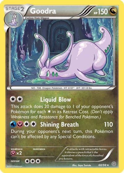 Goodra XY - Ancient Origins Pokemon card