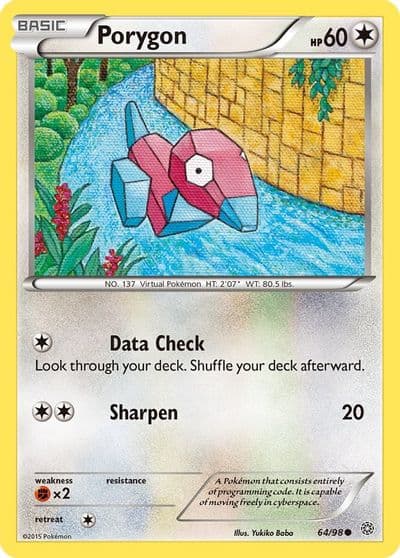 Porygon XY - Ancient Origins Pokemon card
