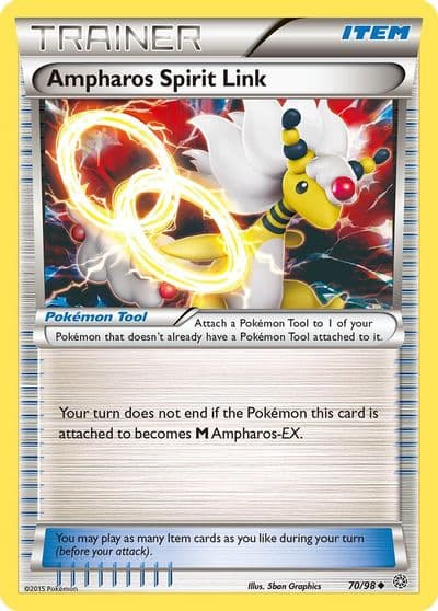 Ampharos Spirit Link XY - Ancient Origins Pokemon card