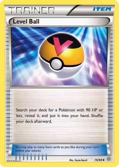 Level Ball XY - Ancient Origins Pokemon card