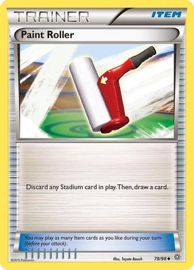 Paint Roller XY - Ancient Origins Pokemon card
