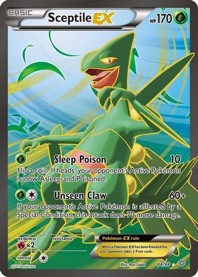 Sceptile EX (84 Full Art) XY - Ancient Origins Pokemon card