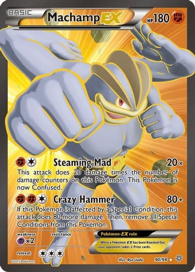 Machamp EX (90 Full Art) XY - Ancient Origins Pokemon card