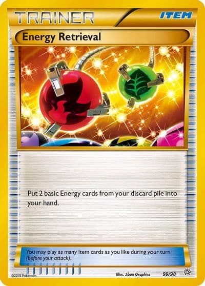 Energy Retrieval XY - Ancient Origins Pokemon card