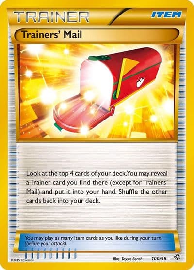 Trainers' Mail (Secret) XY - Ancient Origins Pokemon card