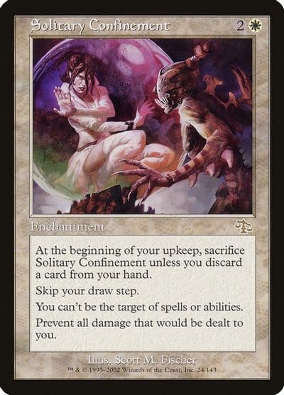 Solitary Confinement Judgment Magic card