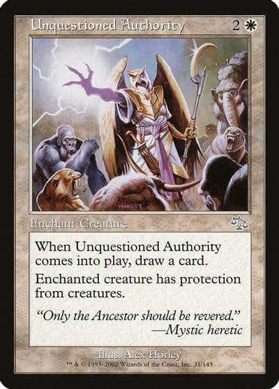 Unquestioned Authority Judgment Magic card