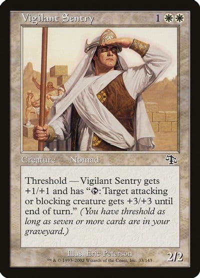 Vigilant Sentry Judgment Magic card