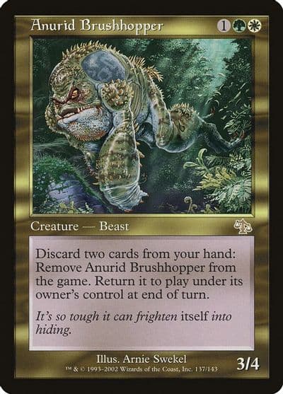 Anurid Brushhopper Judgment Magic card