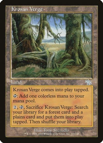 Krosan Verge Judgment Magic card