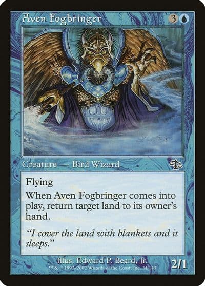 Aven Fogbringer Judgment Magic card