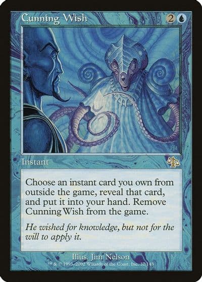Cunning Wish Judgment Magic card