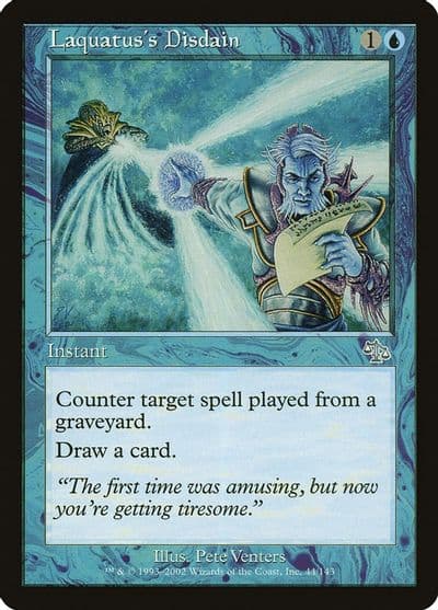 Laquatuss Disdain Judgment Magic card