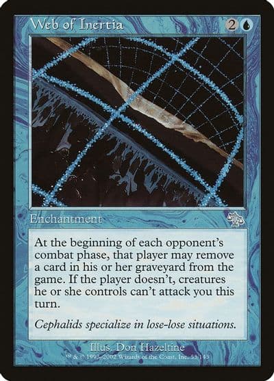 Web of Inertia Judgment Magic card
