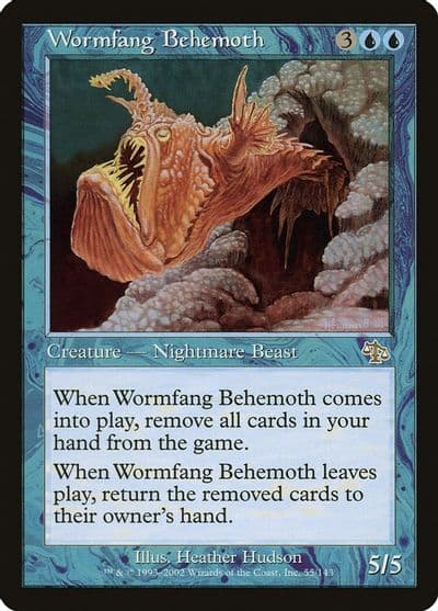 Wormfang Behemoth Judgment Magic card