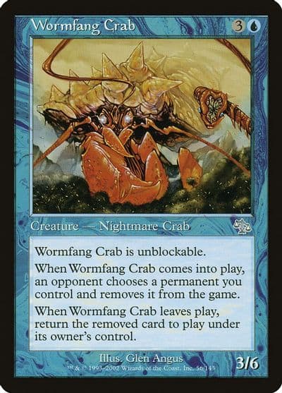 Wormfang Crab Judgment Magic card