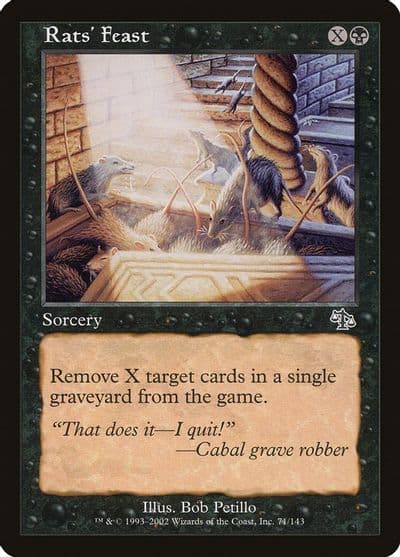 Rats Feast Judgment Magic card