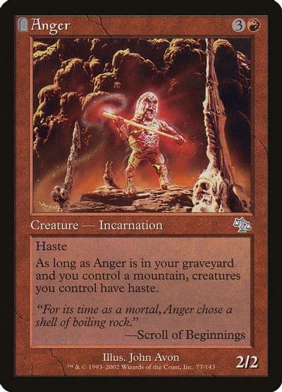 Anger Judgment Magic card
